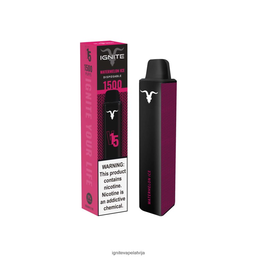 Ignite Vape Sales | IGNITE V15 vape pildspalva arbūzu ledus V22L80117